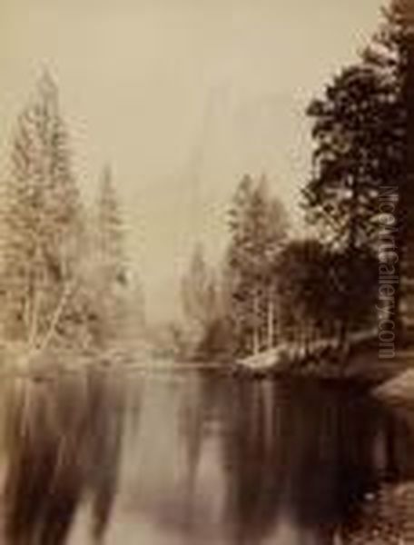 The Sentinal Oil Painting by Carleton Emmons Watkins