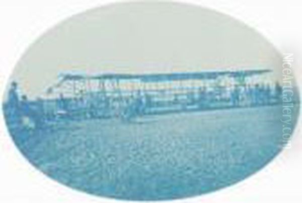 Yolo Buggy At Plainsfield Road Oil Painting by Carleton Emmons Watkins