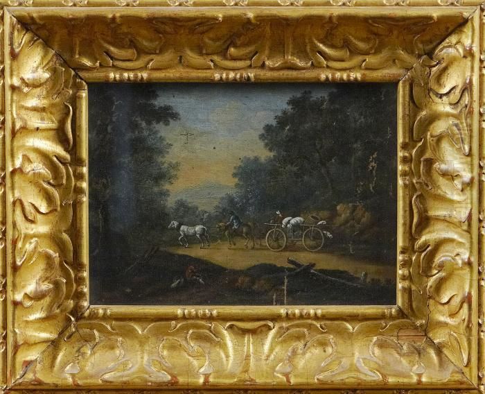 Hans Efterfoljare Oil Painting by Jean-Antoine Watteau