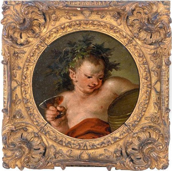 A Drunken Satyr Oil Painting by Jean-Antoine Watteau