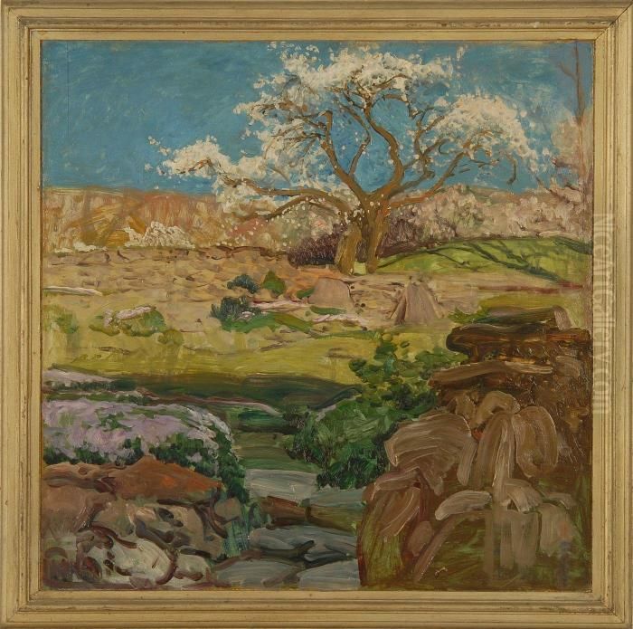 The Star Pool Oil Painting by Frederick Judd Waugh