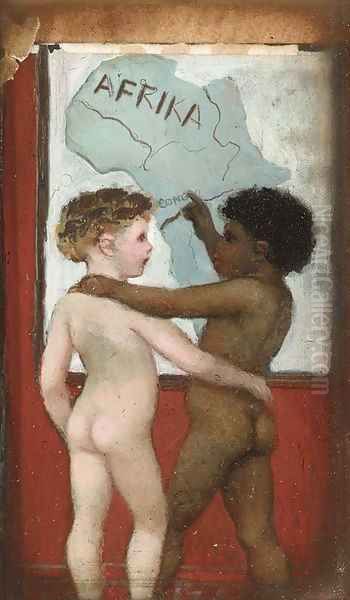 Afrika Oil Painting by Dorothy, nee Tennant Stanley