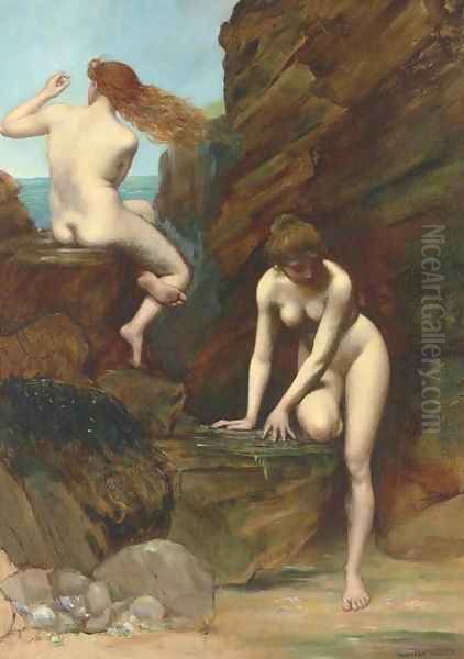 The Bathers Oil Painting by Dorothy, nee Tennant Stanley