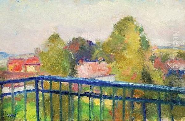 Pejzaz Oil Painting by Wojciech Weiss