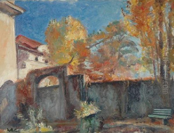 Pejzaz Jesienny Oil Painting by Wojciech Weiss