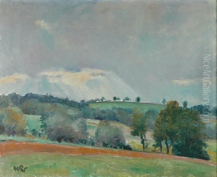 Pejzaz Oil Painting by Wojciech Weiss