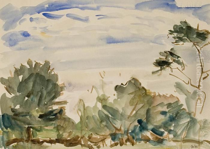 Pejzaz Oil Painting by Wojciech Weiss