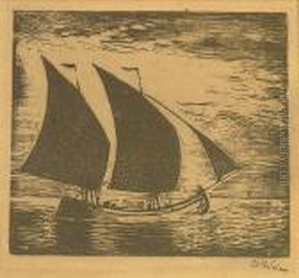 Zaglowka Oil Painting by Wojciech Weiss