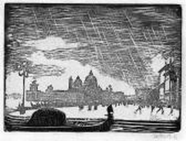 Wenecja - Deszcz Oil Painting by Wojciech Weiss