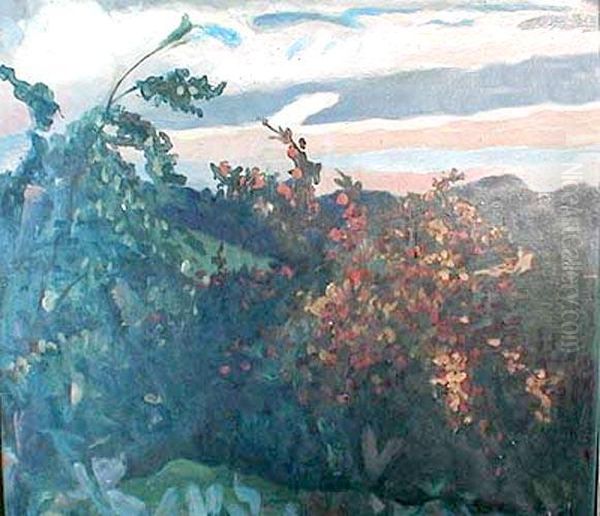 Port Oil Painting by Wojciech Weiss