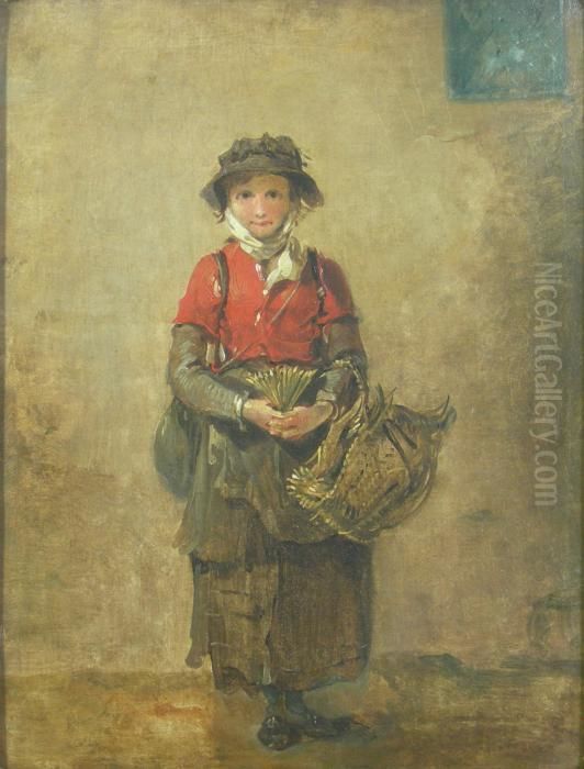 A Match Seller Oil Painting by Francis Wheatley