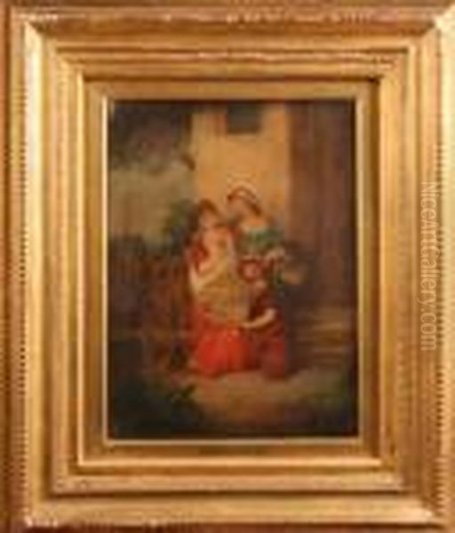 Les Trois Soeurs Oil Painting by Francis Wheatley