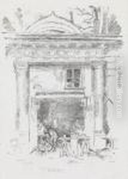 The Whitesmithes--impasse Des Carmelites Oil Painting by James Abbott McNeill Whistler