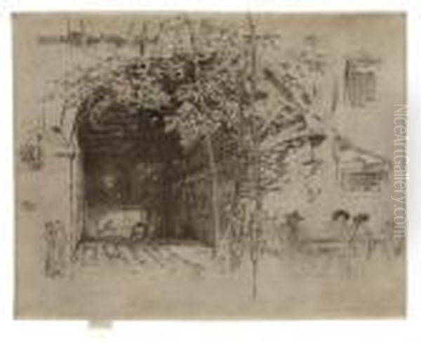 The Traghetto, 
No 2 Oil Painting by James Abbott McNeill Whistler