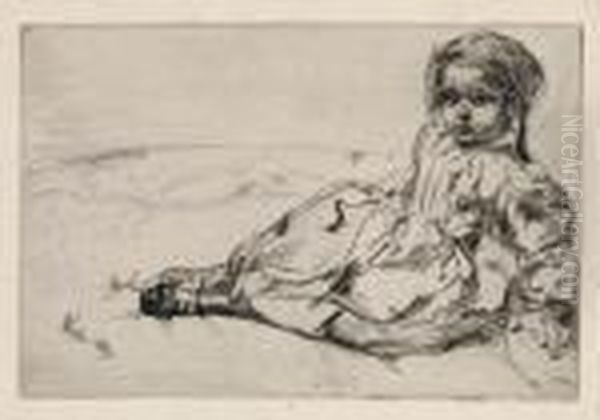 Bibi Valentin 
. Oil Painting by James Abbott McNeill Whistler