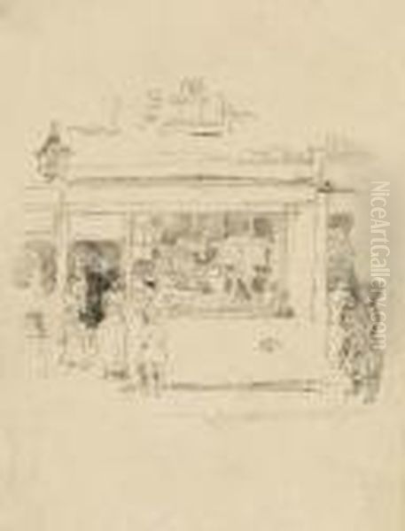 Drury Rags Oil Painting by James Abbott McNeill Whistler