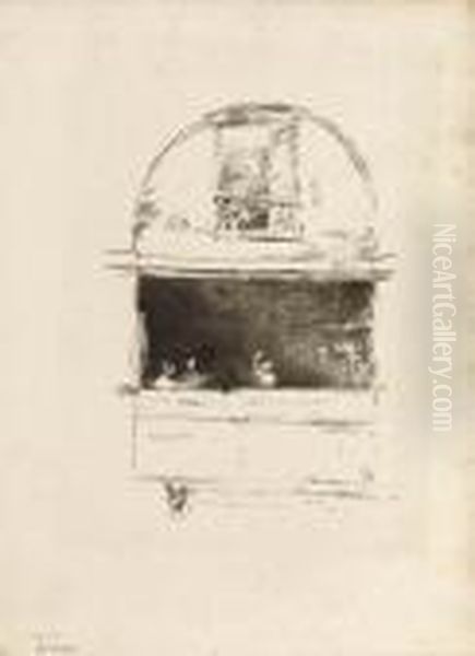 The Forge, 
Passage Du Dragon Oil Painting by James Abbott McNeill Whistler