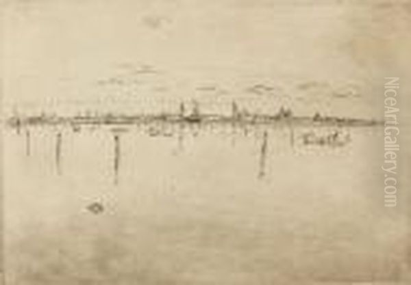 Little Venice Oil Painting by James Abbott McNeill Whistler