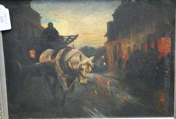 The Doone Valley, Exmoor Oil Painting by Frederick John Widgery