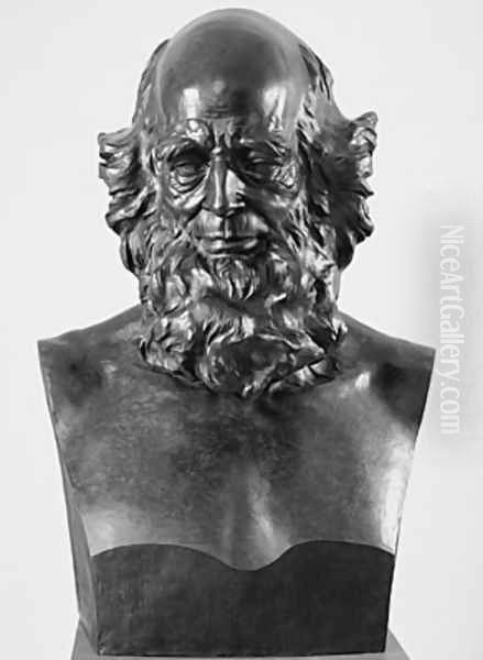 William Cullen Bryant Oil Painting by Launt Thompson