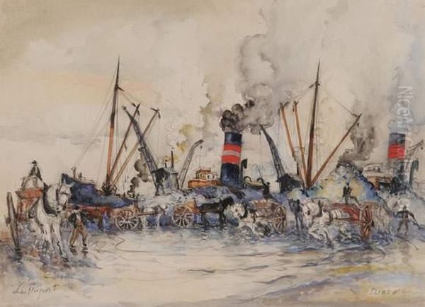 Le Treport Oil Painting by Frank Will