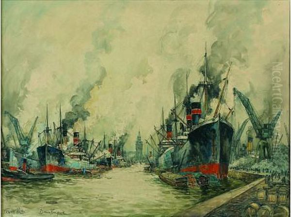 Dunkerque Oil Painting by Frank Will