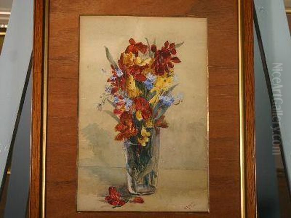 Llyn Gwynant And Snowdon Oil Painting by Warren Williams