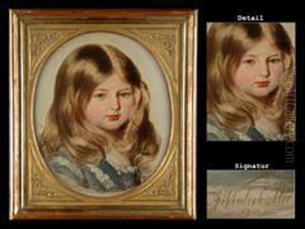 Prinzessin Amalie
Von Sachsen-coburg-gotha Oil Painting by Franz Xavier Winterhalter