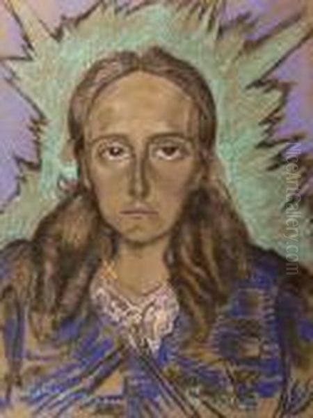 Portret Kobiety Oil Painting by Stanislaw Ignacy Witkiewicz (Witkacy)