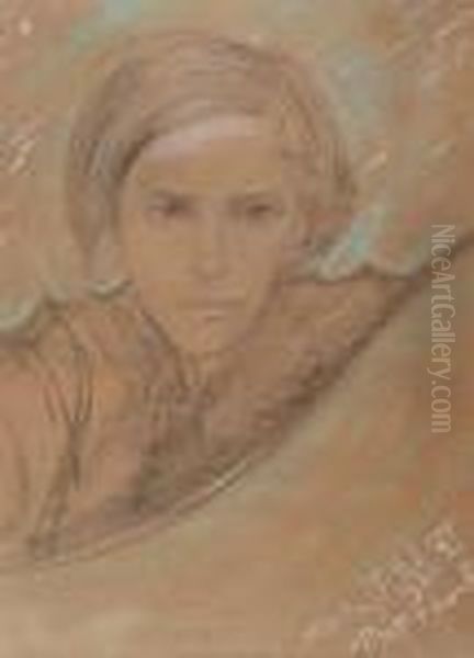 Portret Mlodej Kobiety Oil Painting by Stanislaw Ignacy Witkiewicz (Witkacy)