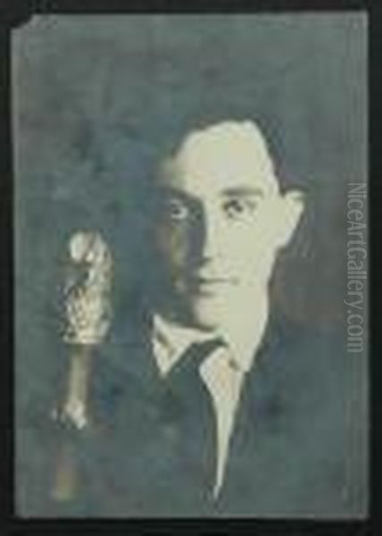 Autoportret Oil Painting by Stanislaw Ignacy Witkiewicz (Witkacy)