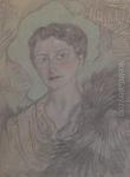 Portret Zofii Piotrowskiej Oil Painting by Stanislaw Ignacy Witkiewicz (Witkacy)