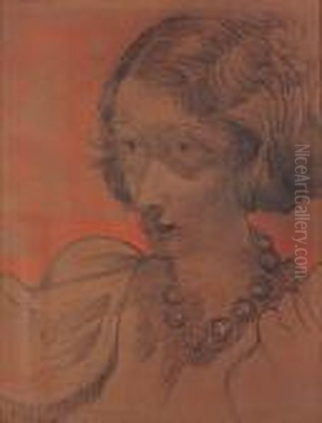 Portret Kobiety 1931 R. Oil Painting by Stanislaw Ignacy Witkiewicz (Witkacy)