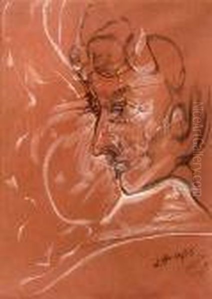 Portret Pani, 1939 R. Oil Painting by Stanislaw Ignacy Witkiewicz (Witkacy)