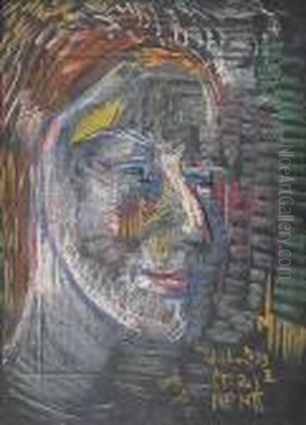 Portret Janiny Turowskiej-leszczynskiej Ii, 1933 R. Oil Painting by Stanislaw Ignacy Witkiewicz (Witkacy)