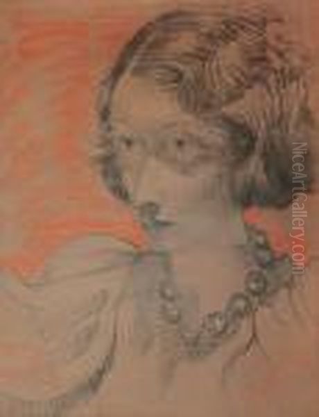 Portret Mlodej Kobiety Oil Painting by Stanislaw Ignacy Witkiewicz (Witkacy)