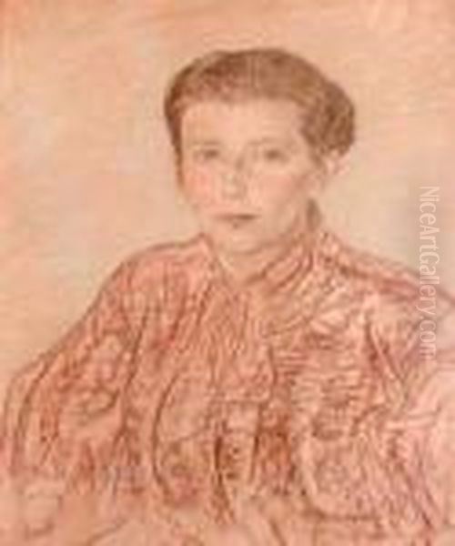 Portret Kobiety Oil Painting by Stanislaw Ignacy Witkiewicz (Witkacy)