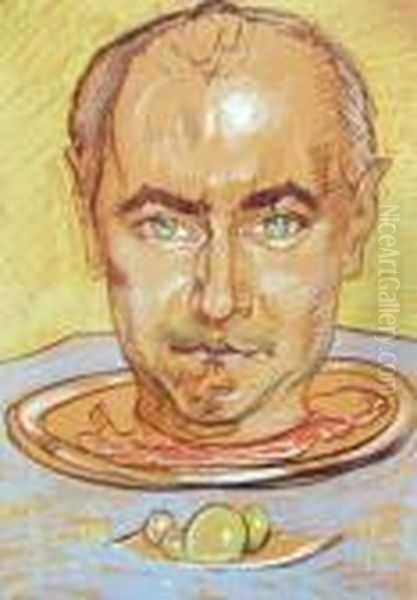 Kazimierz Duch Oil Painting by Stanislaw Ignacy Witkiewicz (Witkacy)