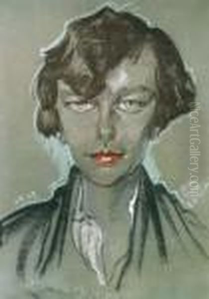 Portret Janiny Bastgen Oil Painting by Stanislaw Ignacy Witkiewicz (Witkacy)