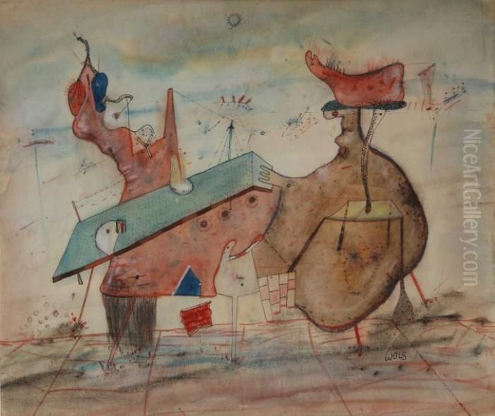 Le Tank Oil Painting by Otto Wols