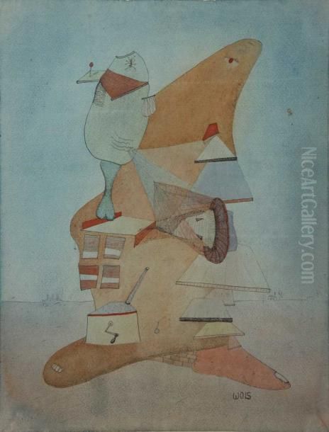 Les Pieds Oil Painting by Otto Wols