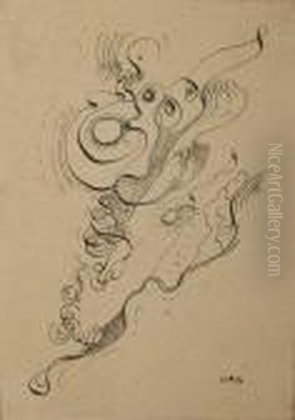 Les Volutes Oil Painting by Otto Wols