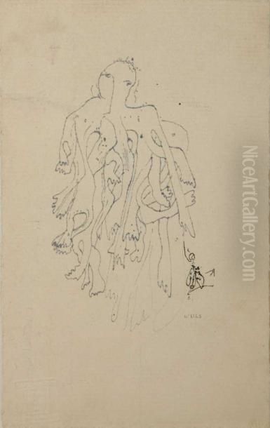 Siva Oil Painting by Otto Wols