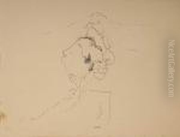 Visages Superposes Oil Painting by Otto Wols