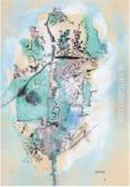 Bleu Optimiste Oil Painting by Otto Wols