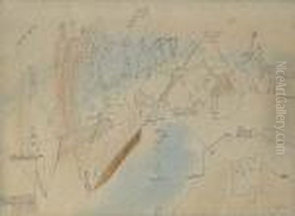 Sans Titre Oil Painting by Otto Wols