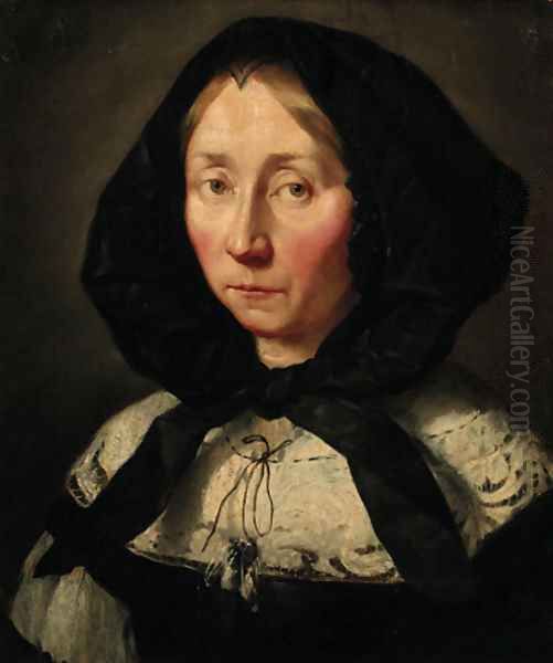 Portrait of a lady Oil Painting by Abraham van den Tempel