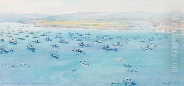 The Great Silver Jubilee Review Oil Painting by Frank Watson Wood