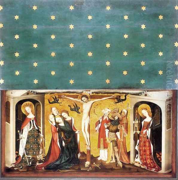 Calvary c. 1400 Oil Painting by Flemish Unknown Masters