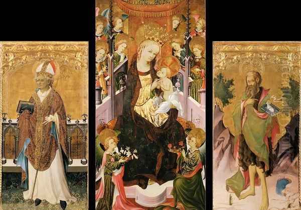 Altarpiece of the Virgin Oil Painting by Spanish Unknown Masters